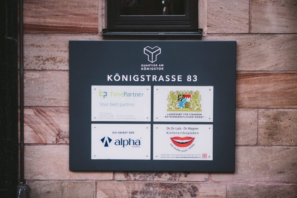 Firmenschilder Nürnberg